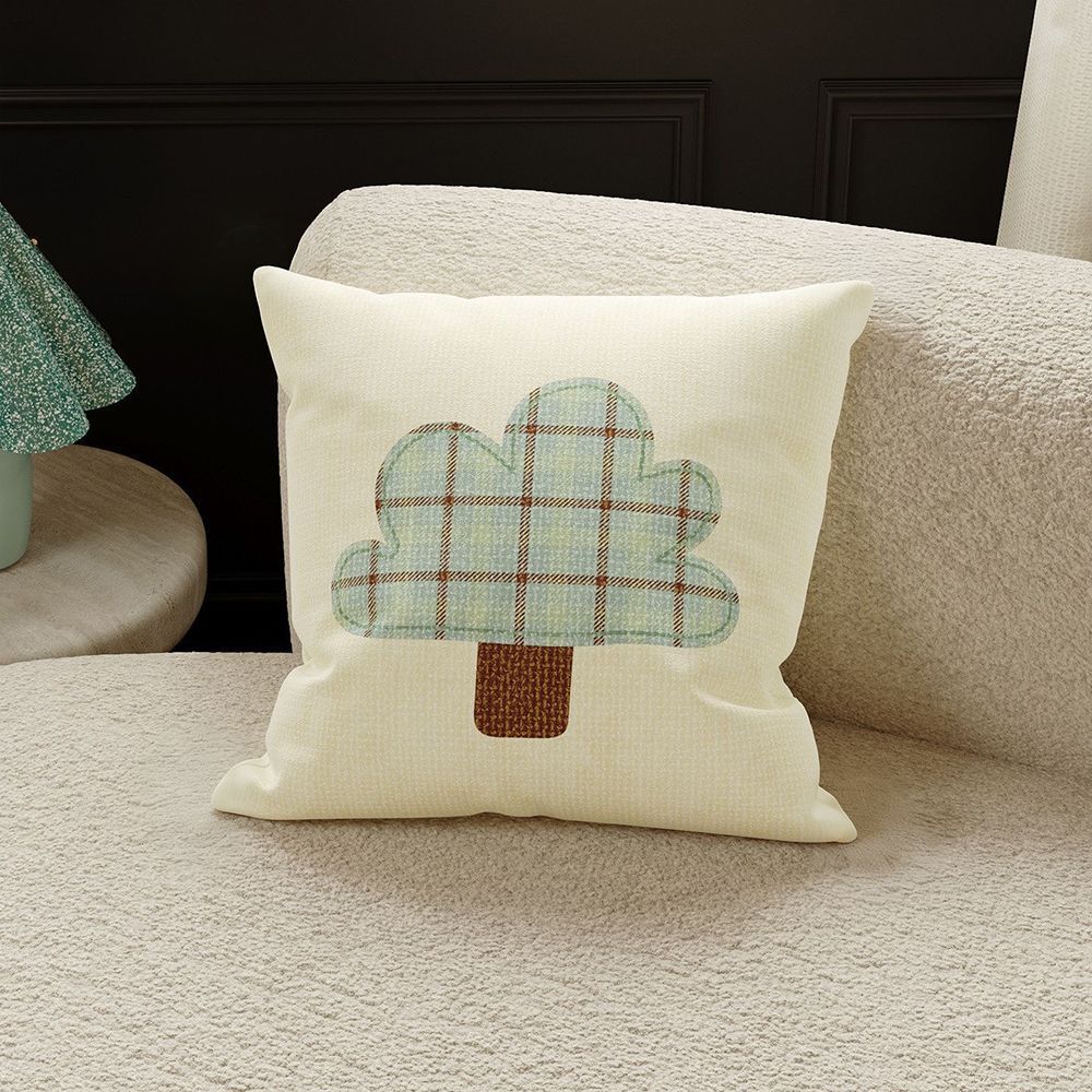 Digital Printed Soft Short Plush Cushion Cover with PP Cotton Insert