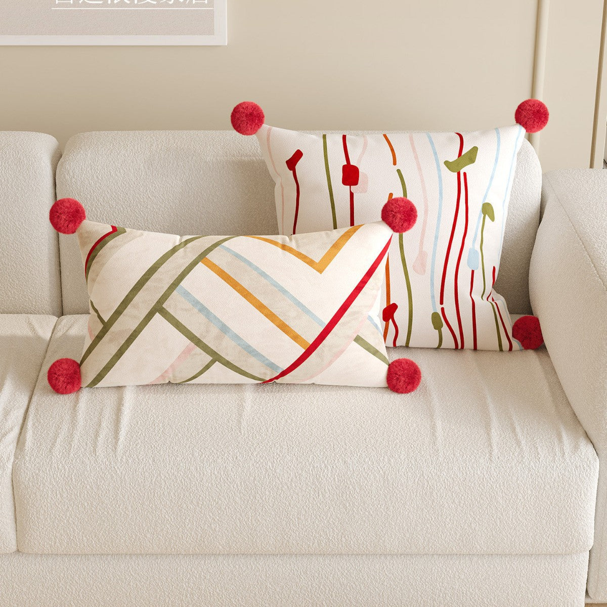 Digital Printed Soft Short Plush Cushion Pillow with PP Cotton Filling