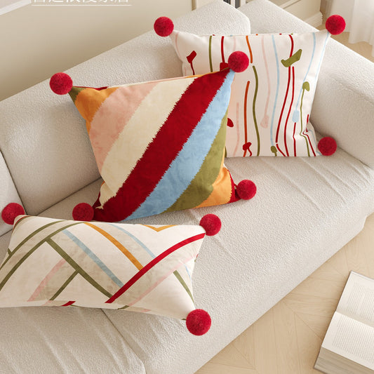 Digital Printed Soft Short Plush Cushion Pillow with PP Cotton Filling